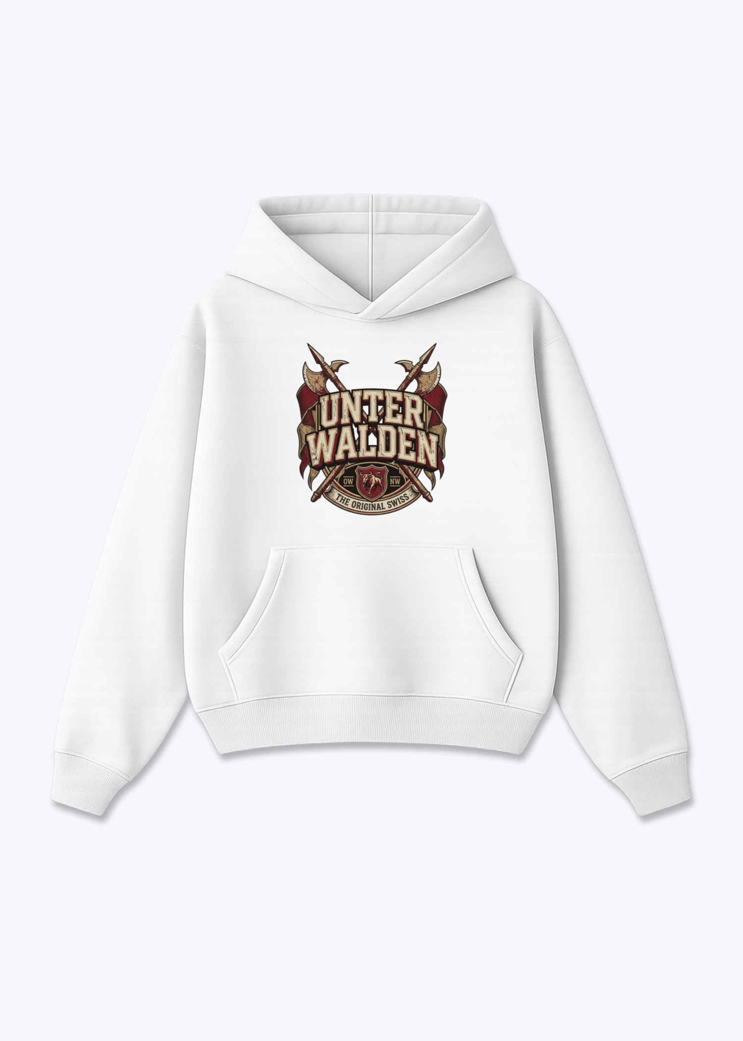 Nidwalden x Obwalden x Unterwalden Tee - White Front (Designed)