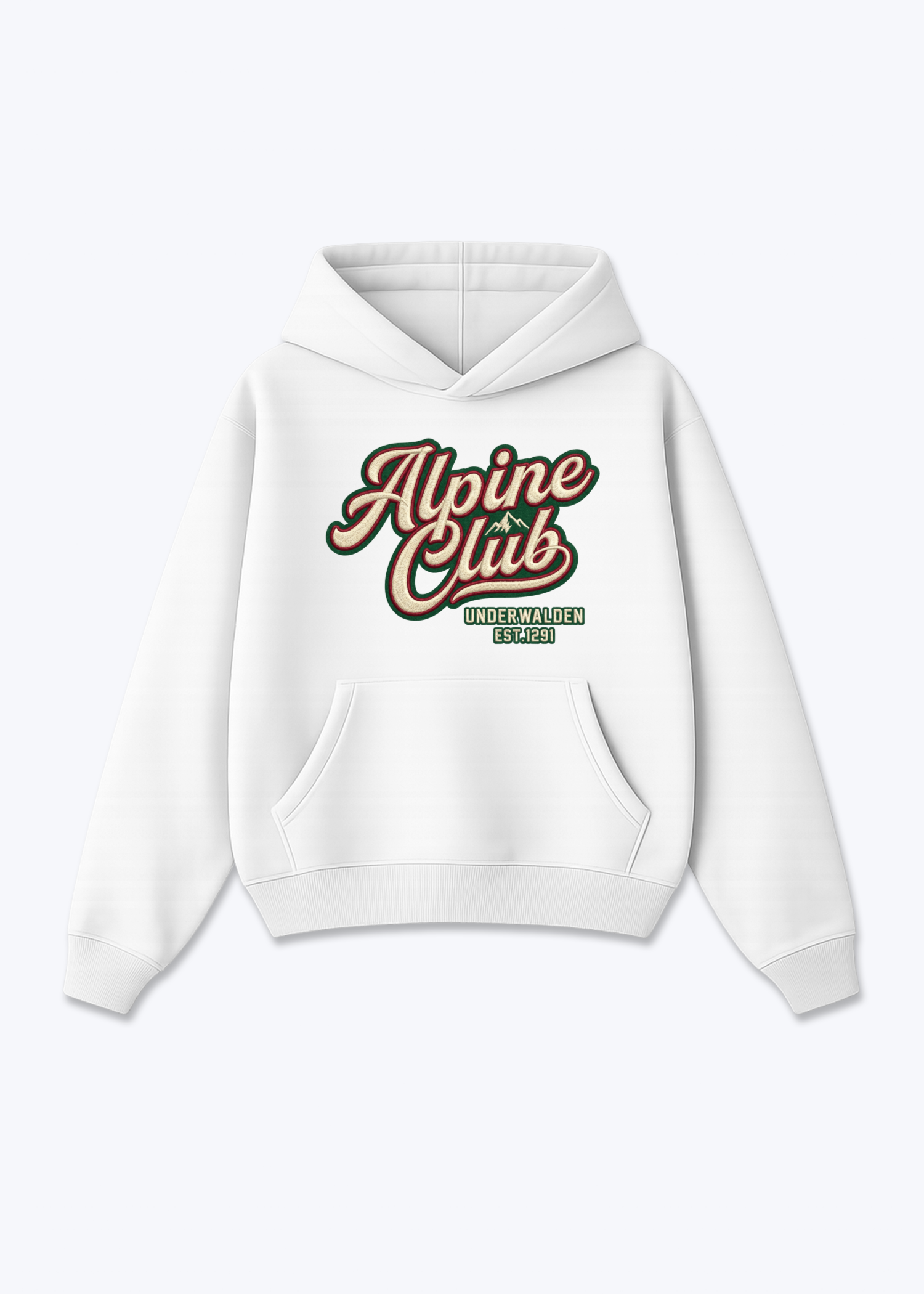 Nidwalden x Obwalden Alpine Club Tee - White Front (Designed)