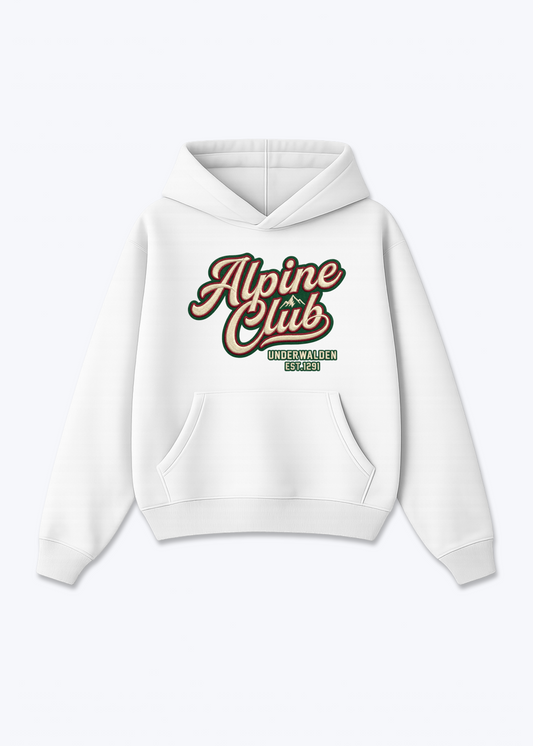 Nidwalden x Obwalden Alpine Club Tee - White Front (Designed)