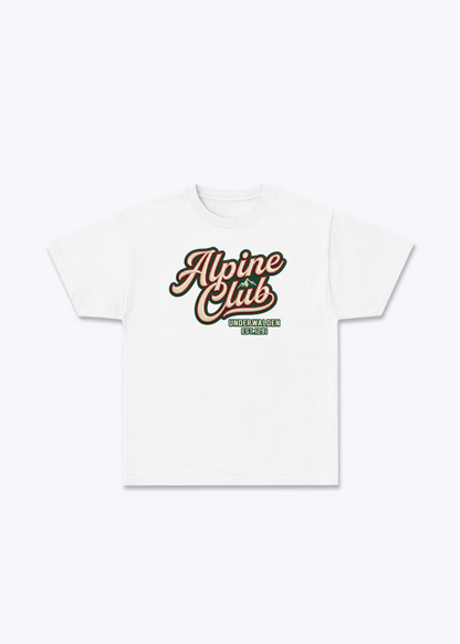 Nidwalden x Obwalden Alpine Club Tee - White Front (Designed)