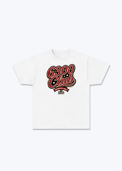 Zug Members Club Tee - White Front (Designed)