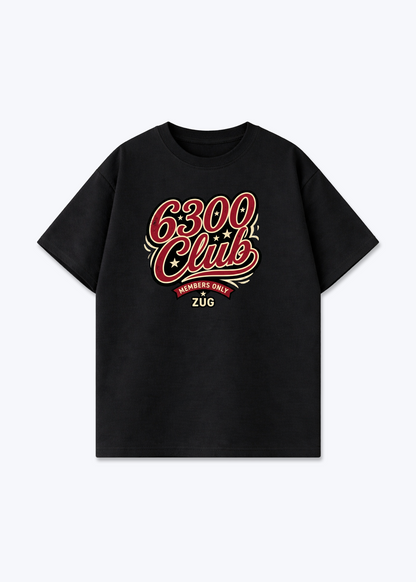 Zug Members Club Tee - Black Front (Designed)