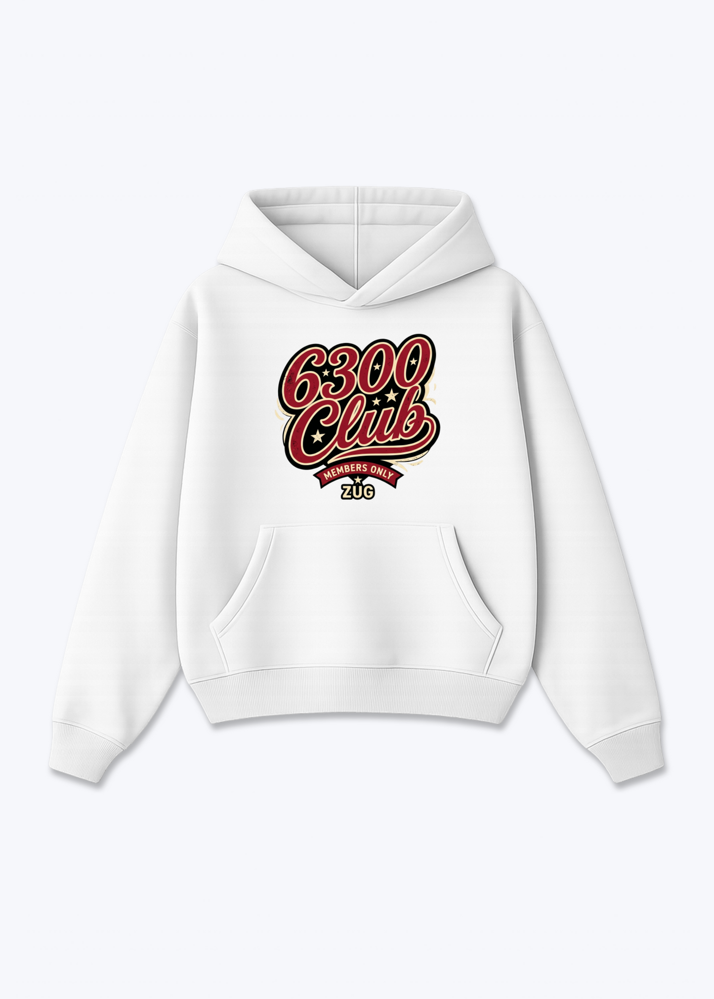 Zug Members Club Tee - White Front (Designed)