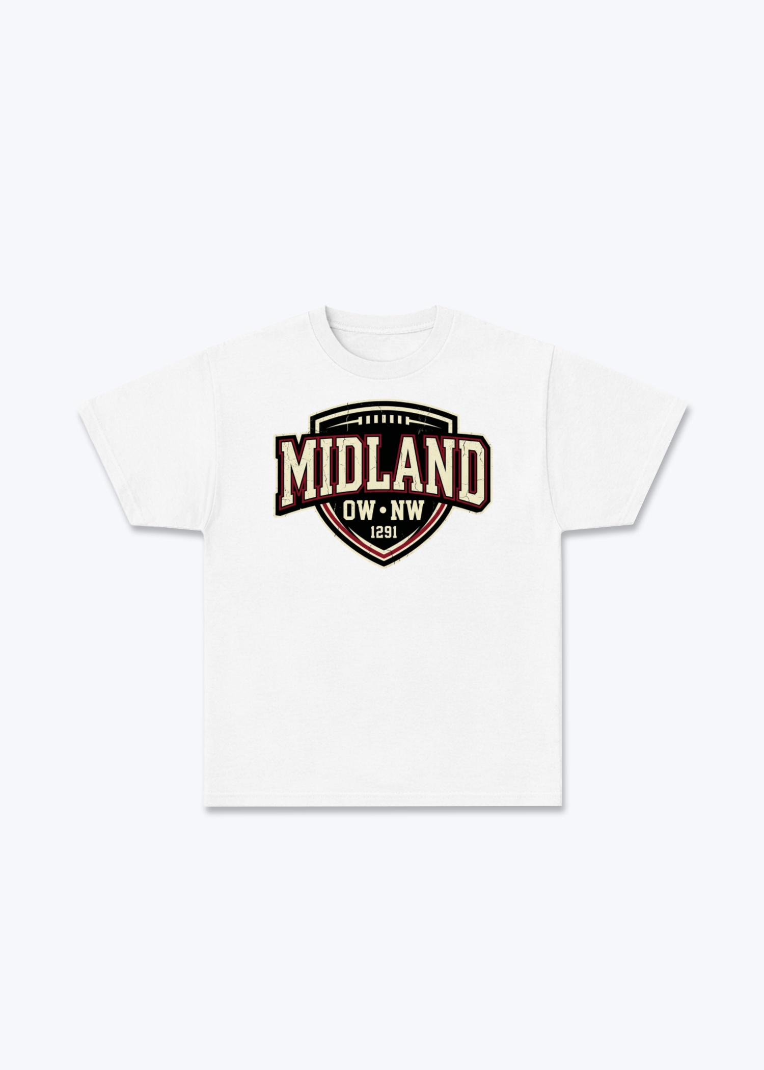 Nidwalden x Obwalden Midland Tee - White Front (Designed)