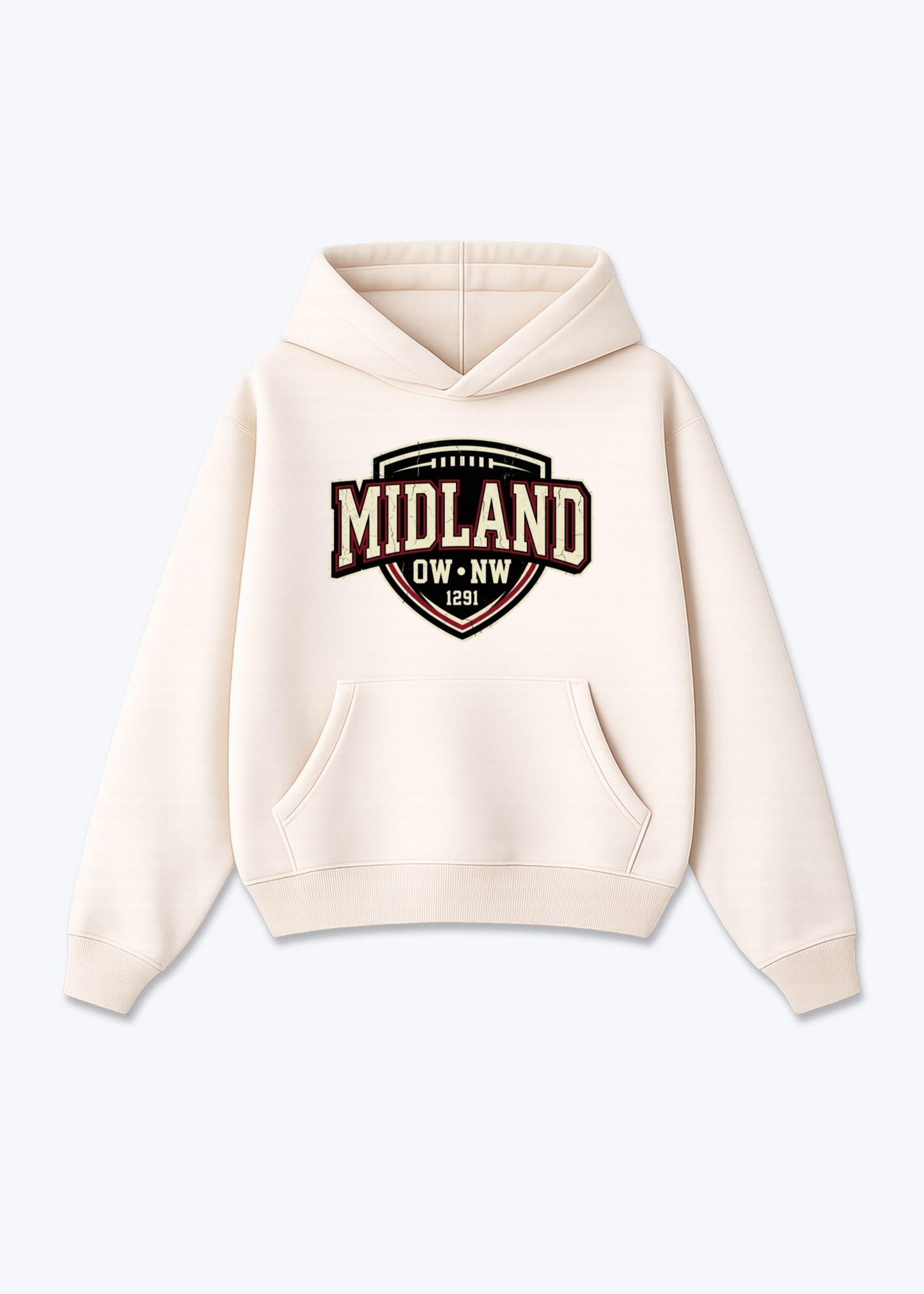 Nidwalden x Obwalden Midland Tee - Beige Front (Designed)