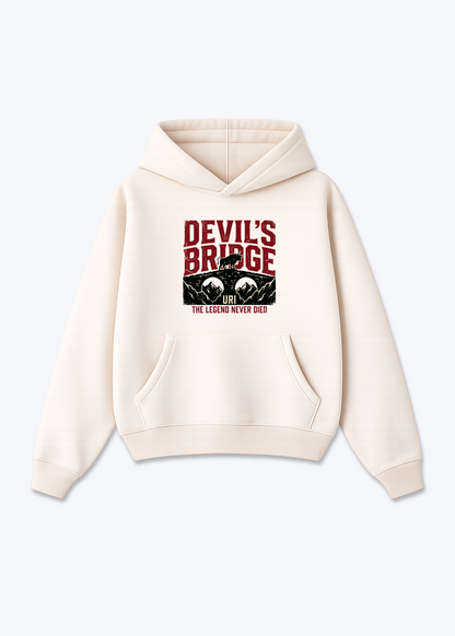 Uri Devils Bridge Tee - Beige Front (Designed)