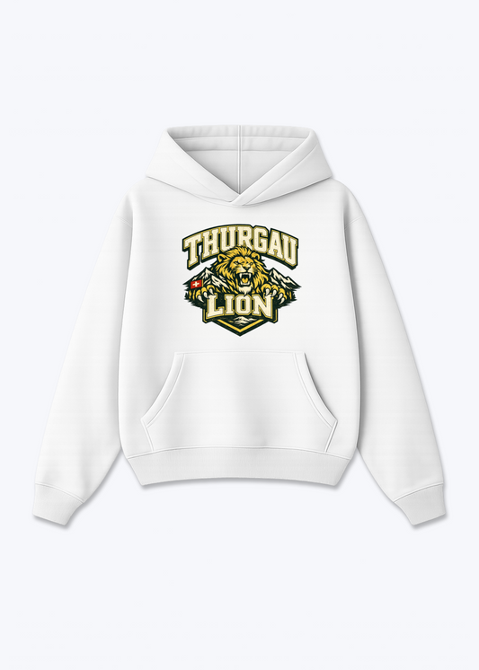 Thurgau Lion Tee - White Front (Designed)