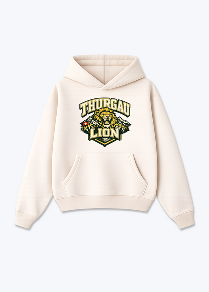 Thurgau Lion Tee - Beige Front (Designed)