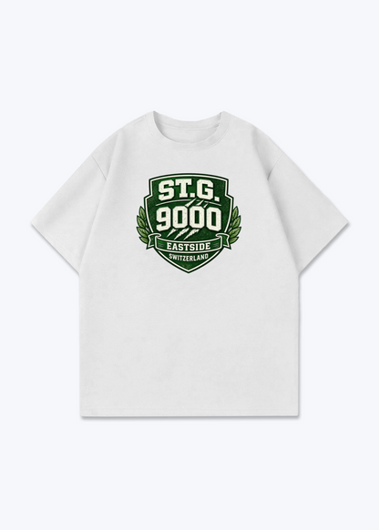 St.Gallen Eastside Tee - White Front (Designed)