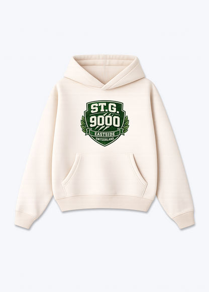 St.Gallen Eastside Tee - Beige Front (Designed)
