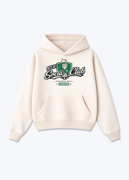 St.Gallen Social Club Tee - Beige Front (Designed)
