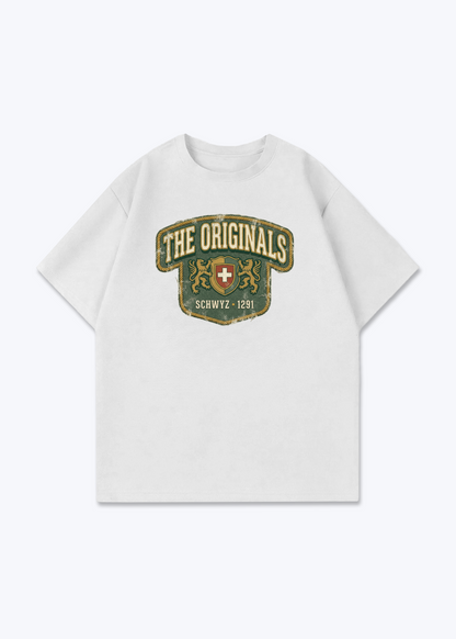Schwyz The Originals Tee - White Front (Designed)