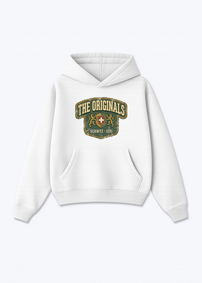 Schwyz The Originals Tee - White Front (Designed)