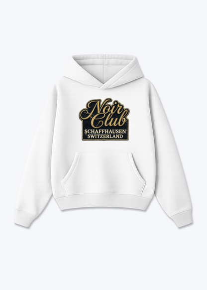 Schaffhausen Noir Club Tee - White Front (Designed)