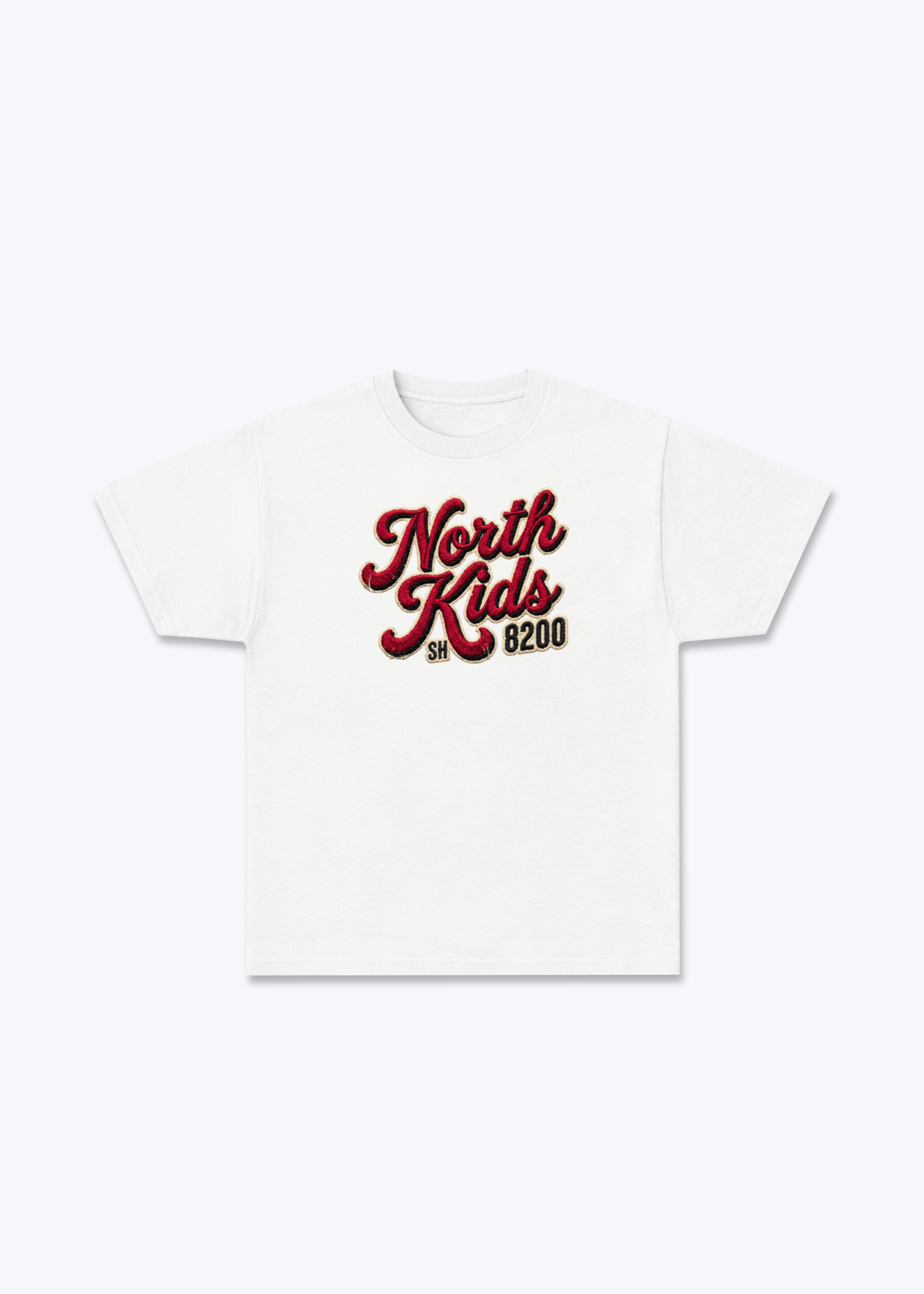Schaffhausen North Kids Tee - White Front (Designed)