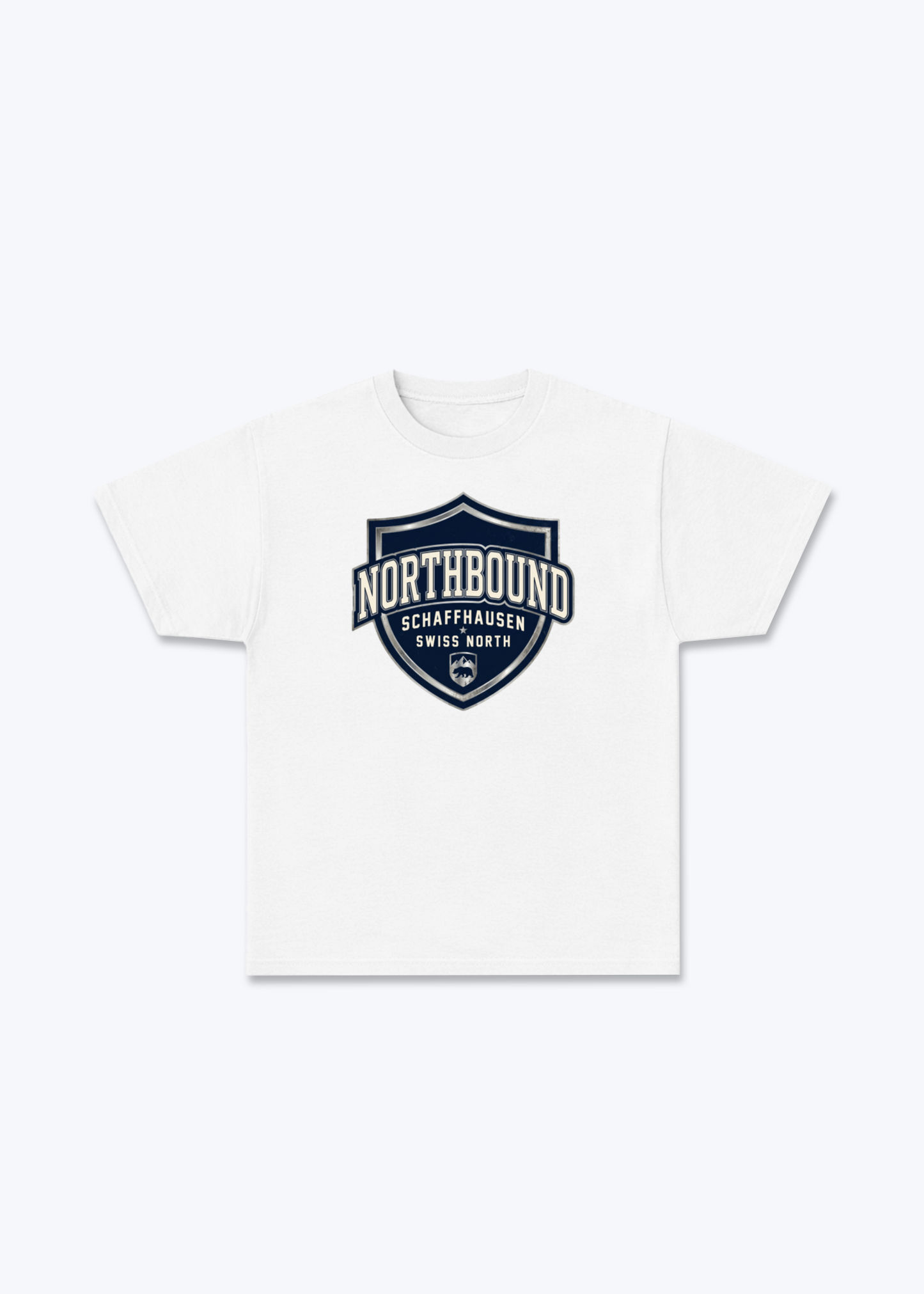 Schaffhausen Northbound Tee - White Front (Designed)