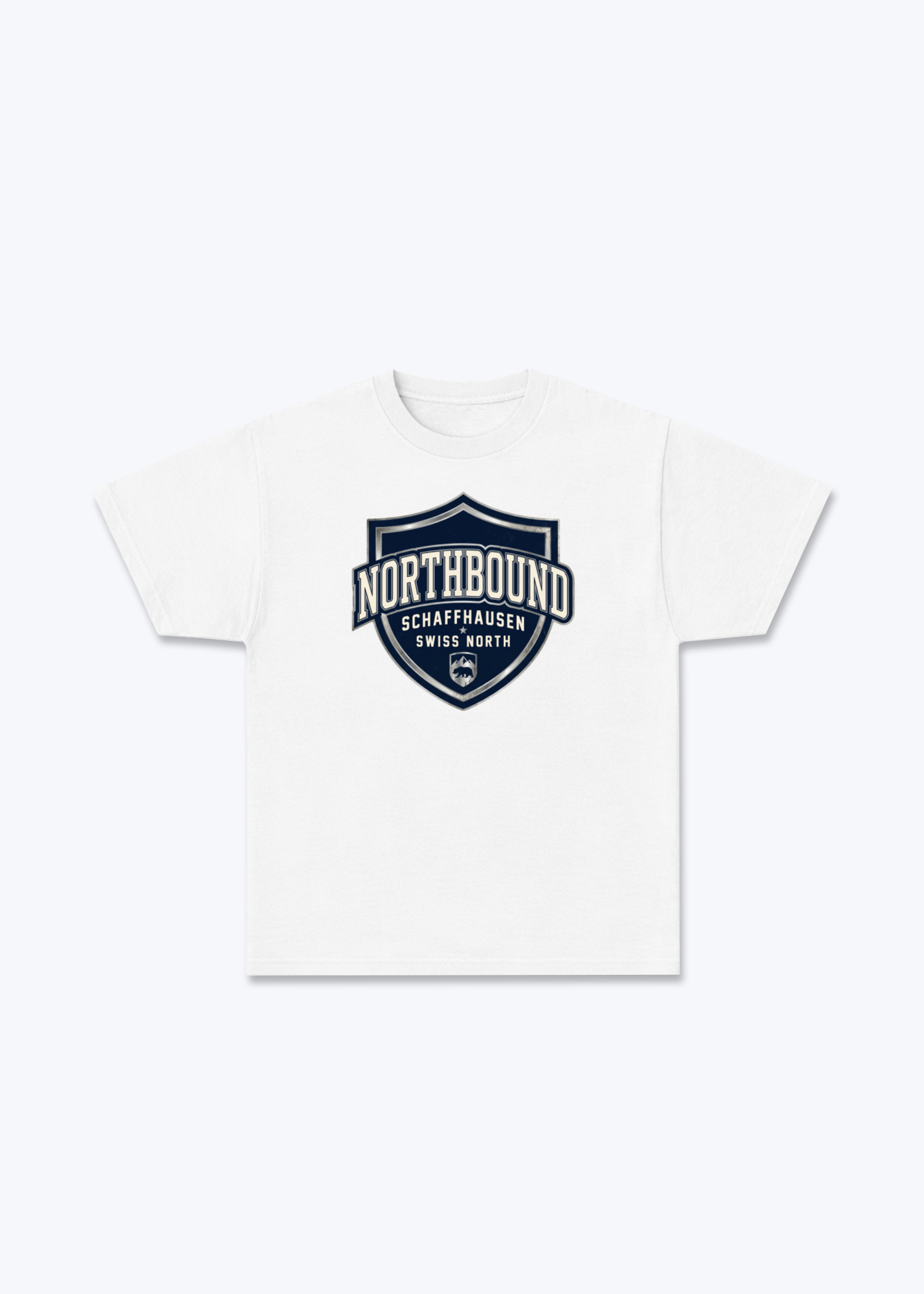 Schaffhausen Northbound Tee - White Front (Designed)