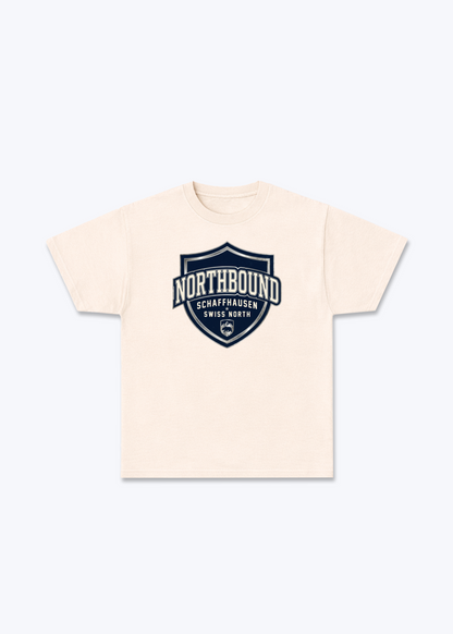 Schaffhausen Northbound Tee - Beige Front (Designed)