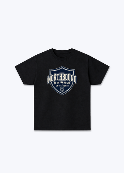 Schaffhausen Northbound Tee - Black Front (Designed)