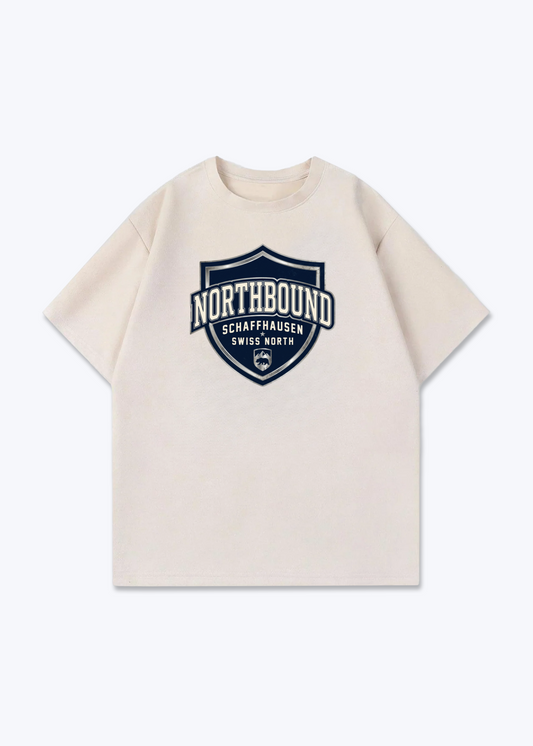 Schaffhausen Northbound Tee - Beige Front (Designed)