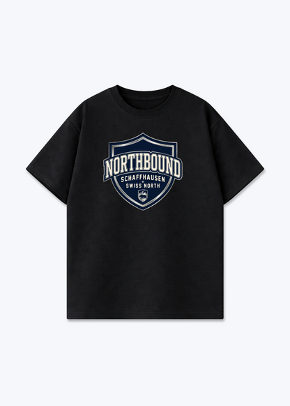 Schaffhausen Northbound Tee - Black Front (Designed)