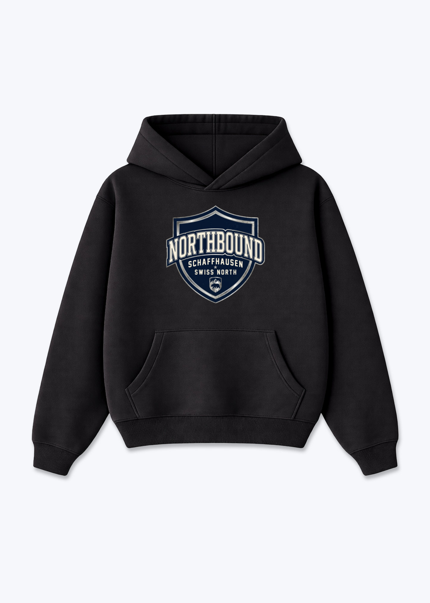 Schaffhausen Northbound Tee - Black Front (Designed)