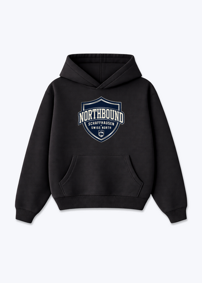 Schaffhausen Northbound Tee - Black Front (Designed)