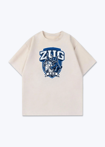 Zug Lynx Heritage Tee - Beige Front (Designed)