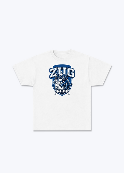 Zug Lynx Heritage Tee - White Front (Designed)