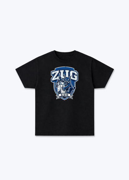 Zug Lynx Heritage Tee - Black Front (Designed)