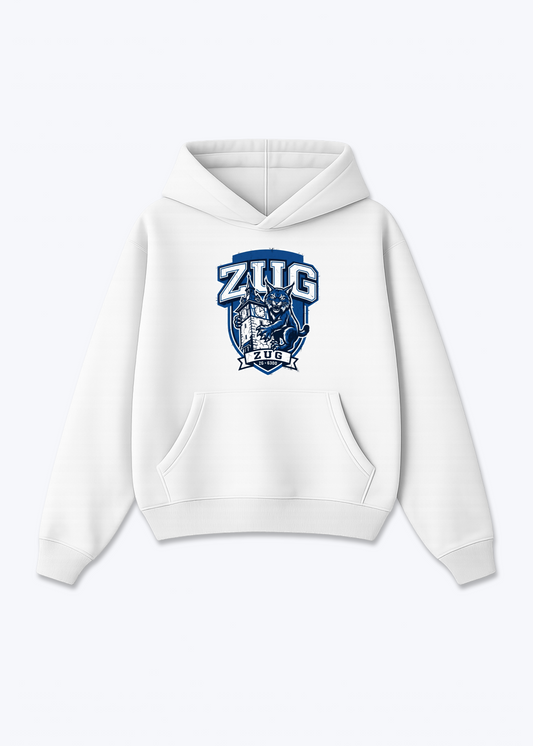 Zug Lynx Heritage Tee - White Front (Designed)