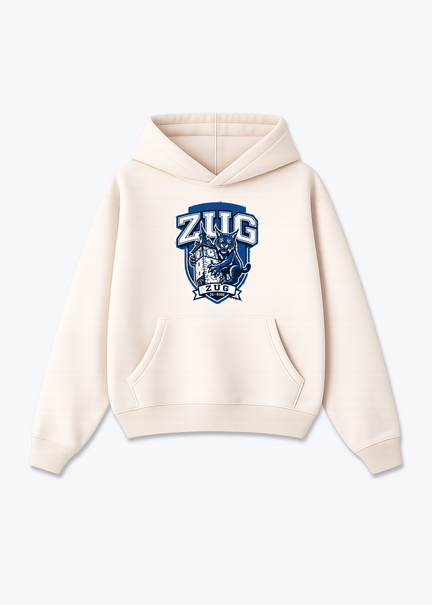 Zug Lynx Heritage Tee - Beige Front (Designed)