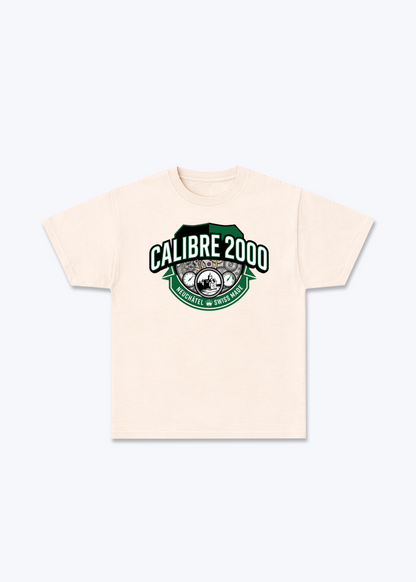 Neuchâtel Calibre 2000 Tee - Beige Front (Designed)