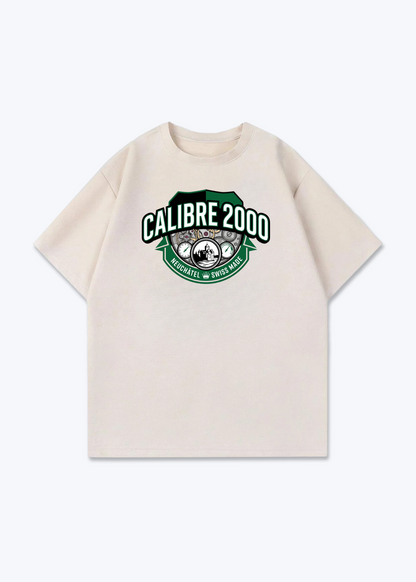 Neuchâtel Calibre 2000 Tee - Beige Front (Designed)