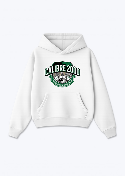 Neuchâtel Calibre 2000 Tee - White Front (Designed)