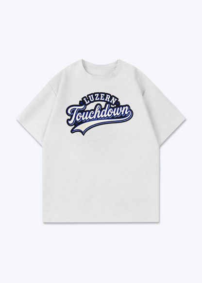 Luzern Touchdown Tee - White Front (Designed)