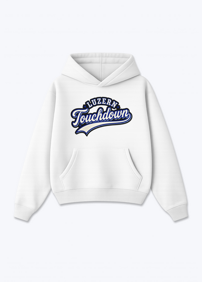 Luzern Touchdown Tee - White Front (Designed)
