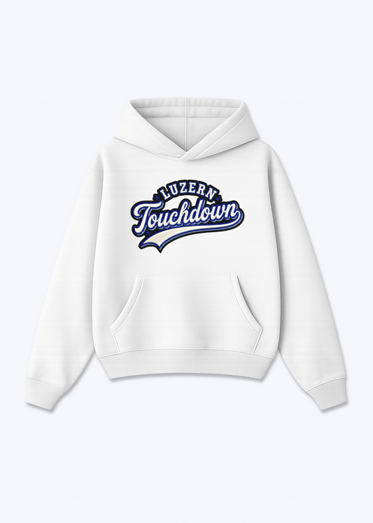 Luzern Touchdown Tee - White Front (Designed)