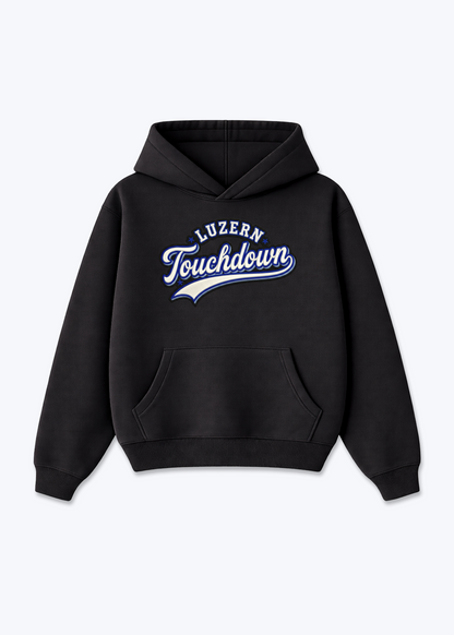 Luzern Touchdown Tee - Black Front (Designed)