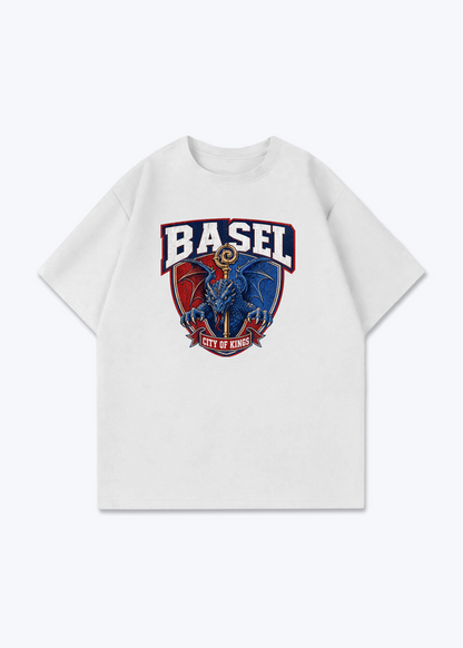 Basel City of Kings Tee - White Front (Designed)
