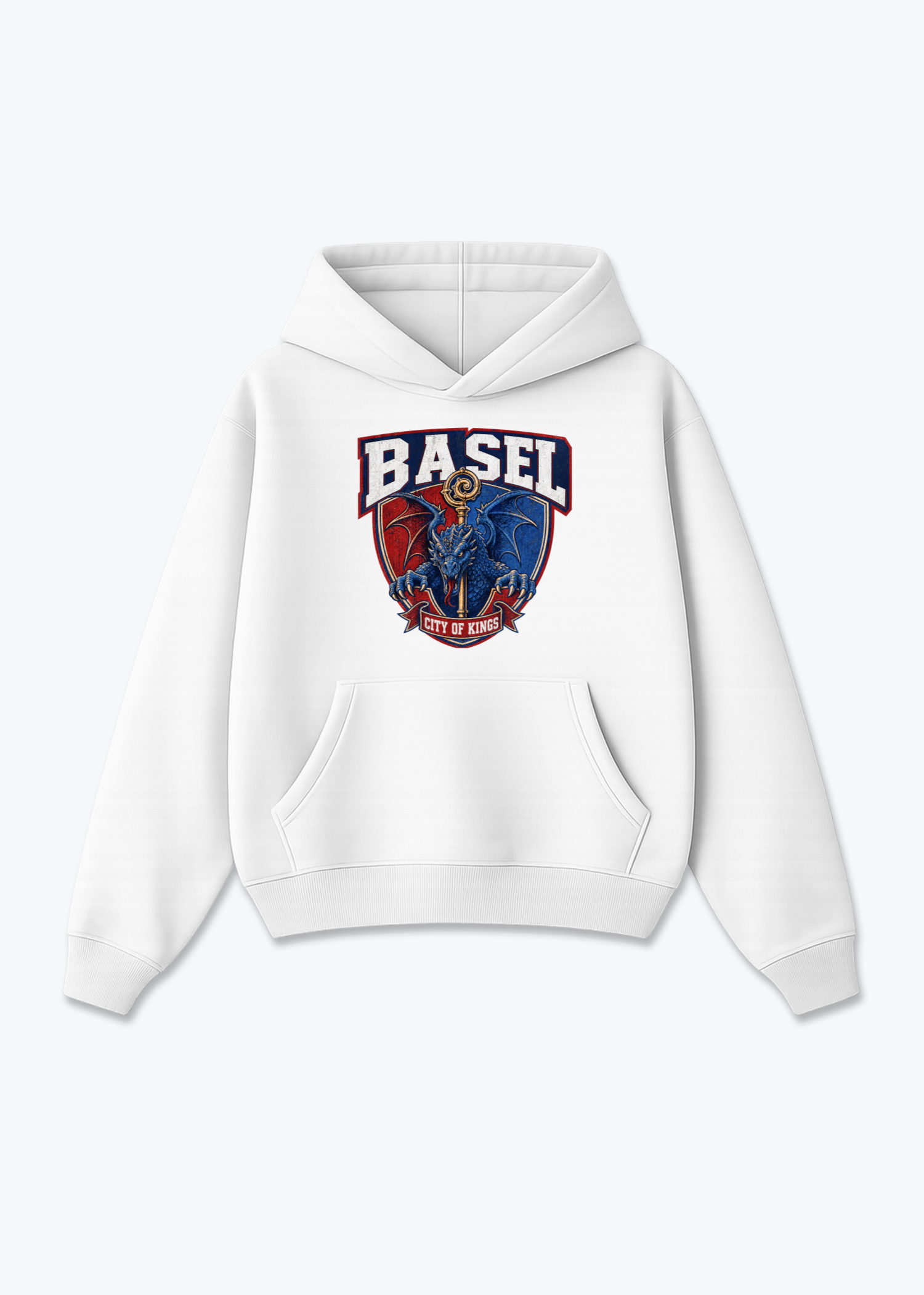 Basel City of Kings Tee - White Front (Designed)