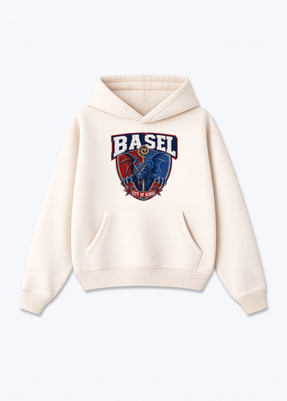 Basel City of Kings Tee - Beige Front (Designed)
