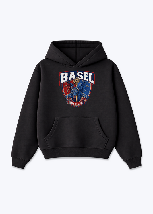 Basel City of Kings Tee - Black Front (Designed)