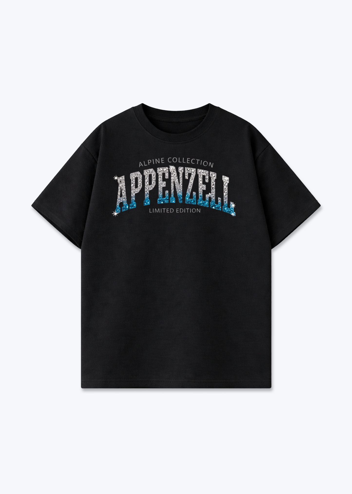 Appenzell Alpine Collection Tee - Black Front (Designed)