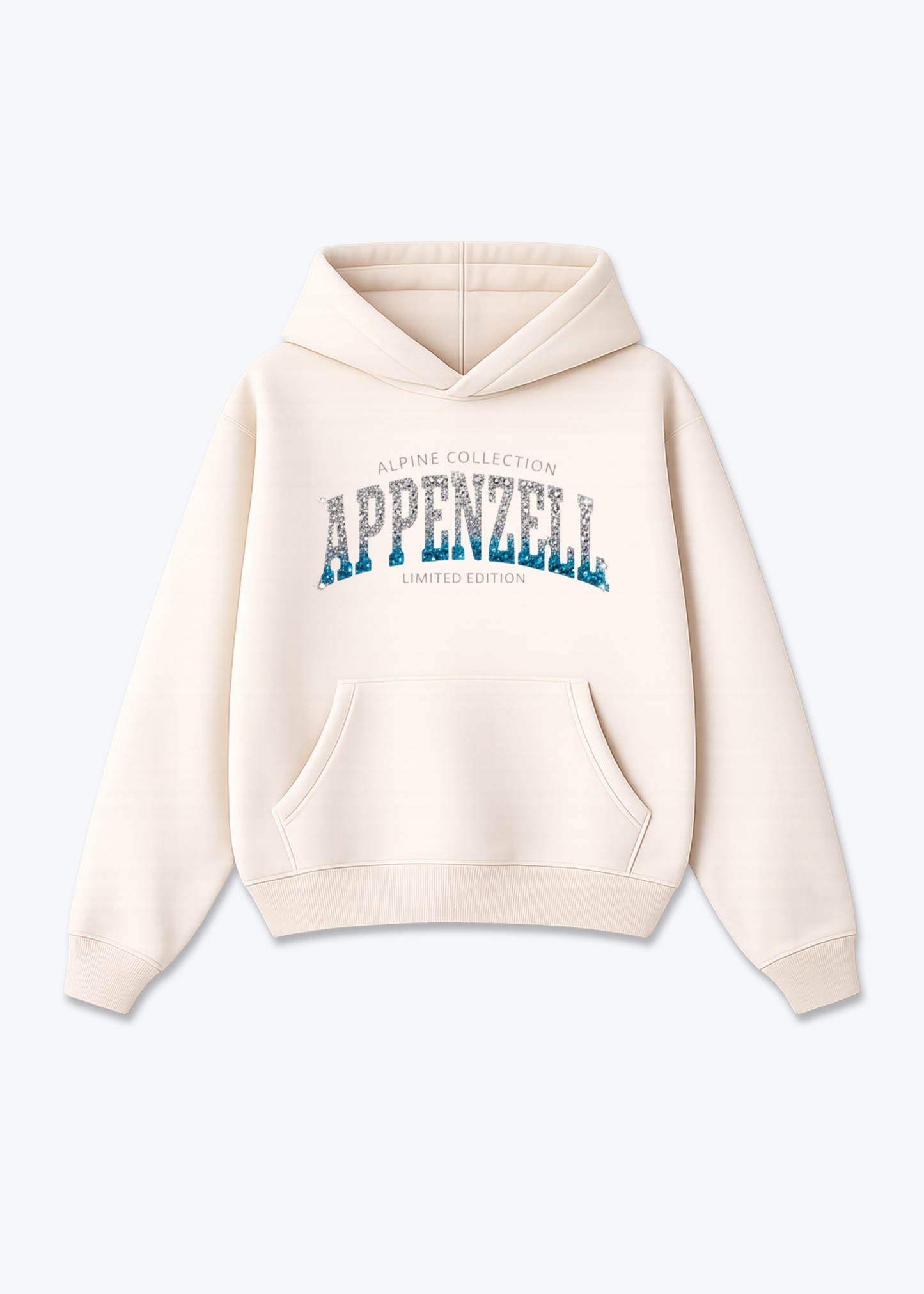 Appenzell Alpine Collection Tee - Beige Front (Designed)
