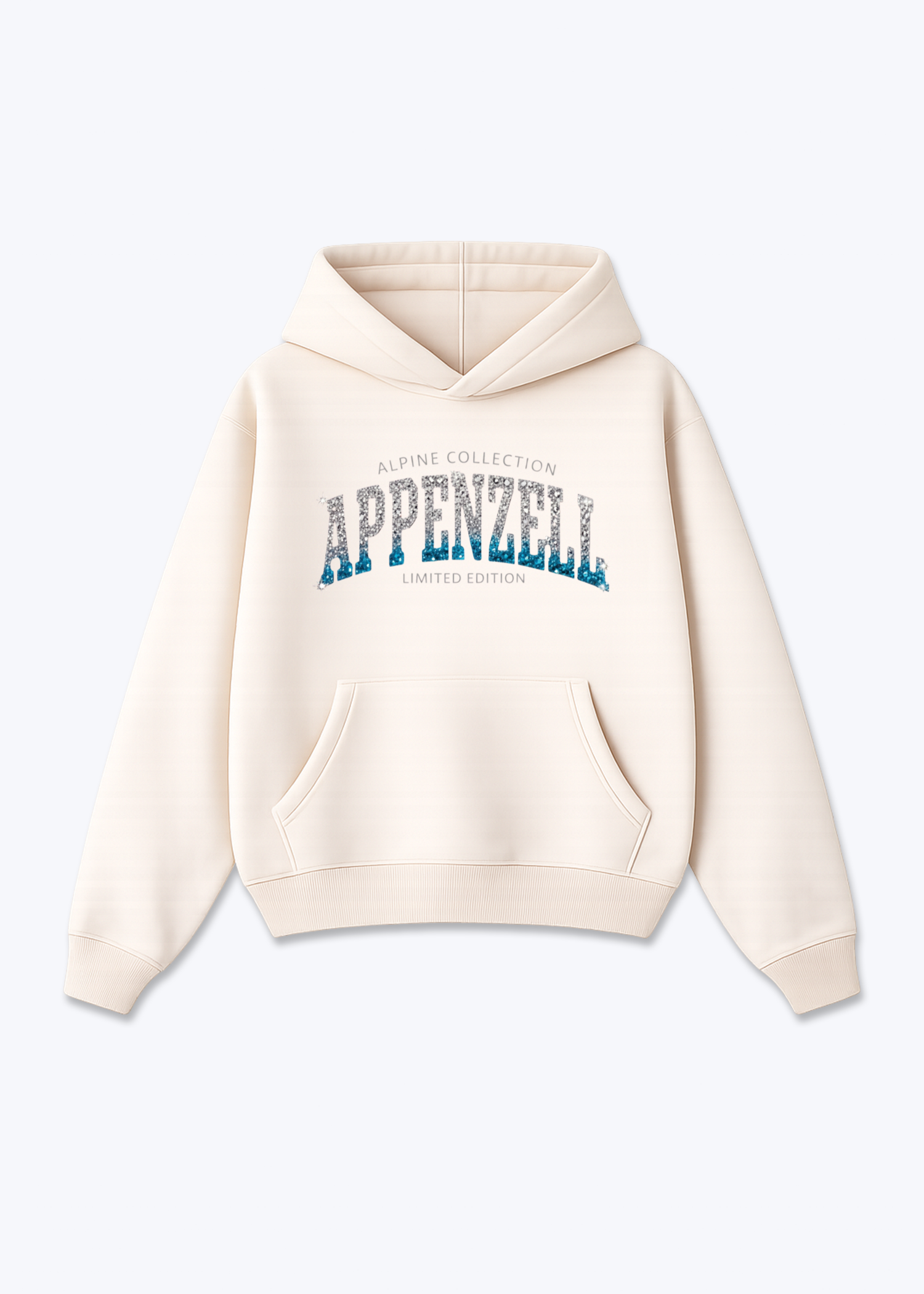 Appenzell Alpine Collection Tee - Beige Front (Designed)