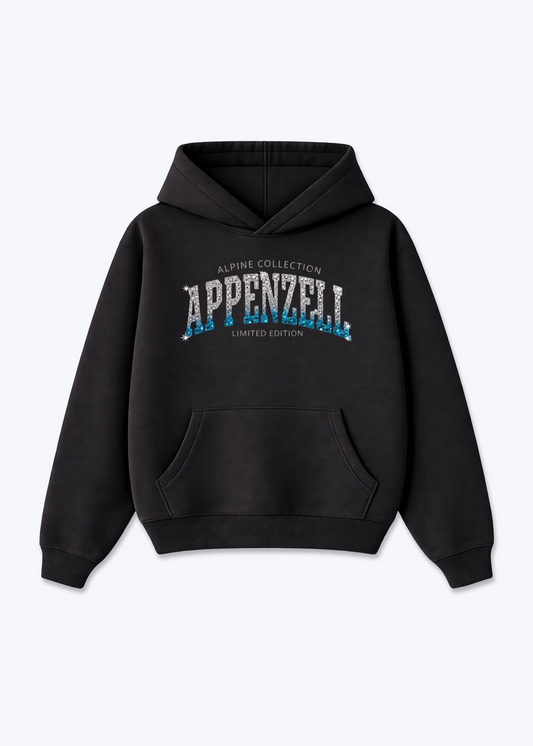 Appenzell Alpine Collection Tee - Black Front (Designed)
