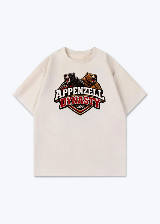 Appenzell Dynasty Tee - Beige Front (Designed)