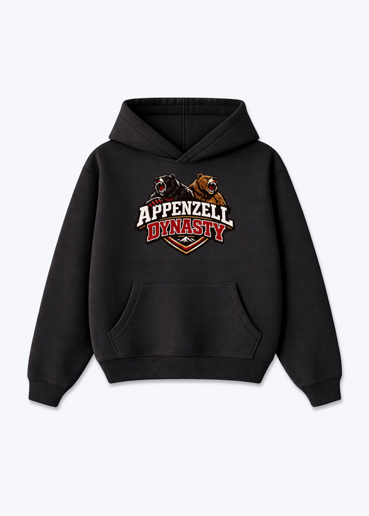Appenzell Dynasty Tee - Black Front (Designed)