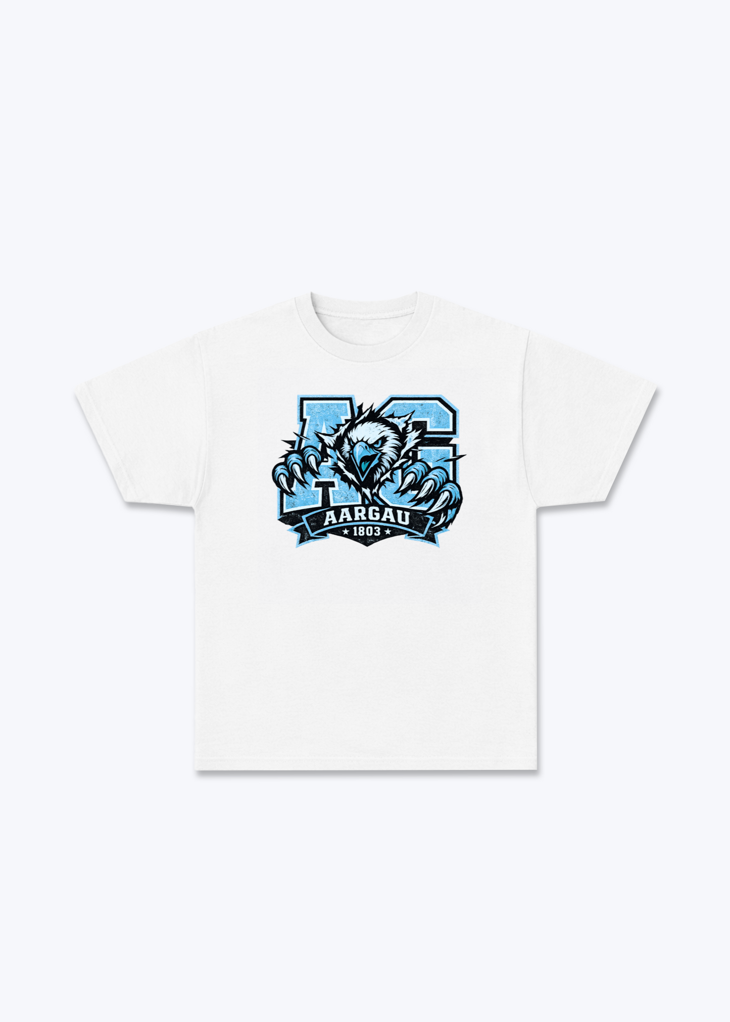 Aargau Eagle Tee - White Front (Designed)
